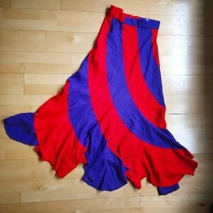 High waisted designer Women's maxi skirt from St Martins fashion